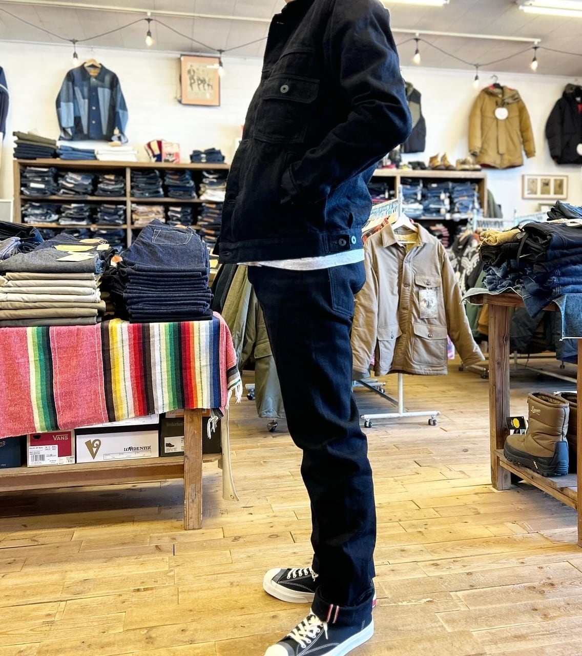 ONI DENIM(鬼デニム)SECRET BLACK- 2nd Type Jacket - ONI-02516ZR-BLK