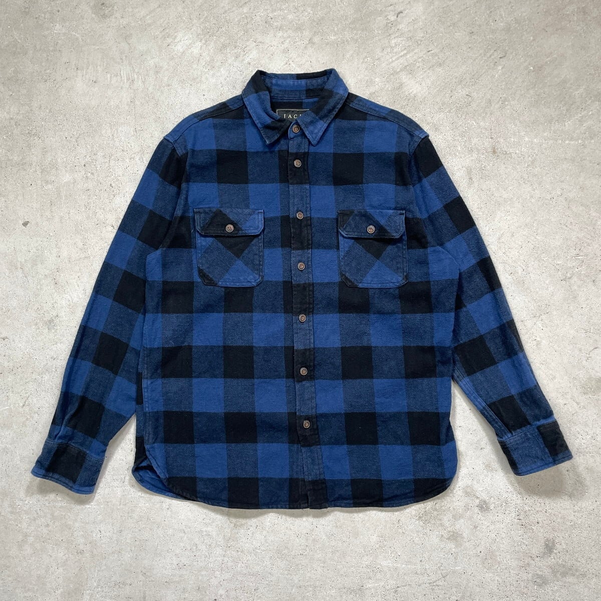 フラワーパターン 長袖 ポリエステル 総柄シャツ メンズL相当 古着
