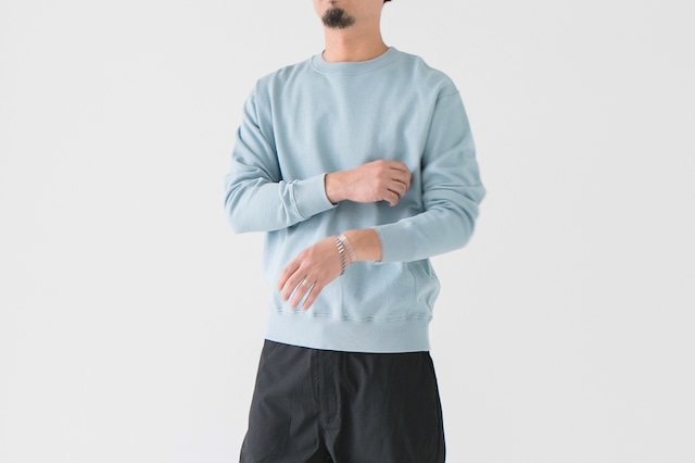 VINTAGE LIKE SWEAT - PIVOT SLEEVE CREW NECK : ヴィンテージライク裏毛 - ピボットスリーブクルーネック