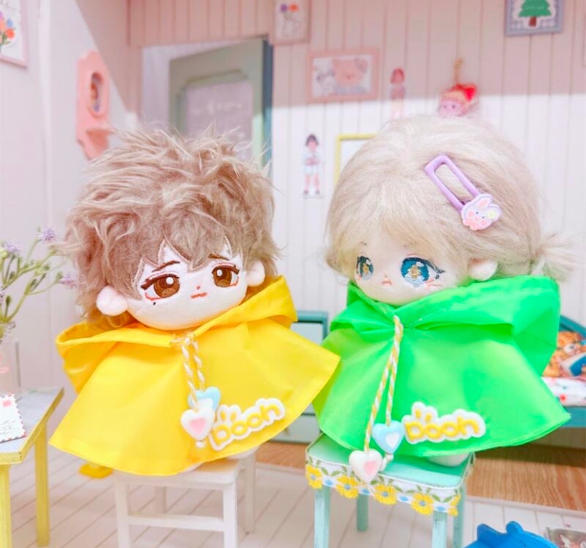 推しぬい用 レインコート 雨の日でも可愛く♥ぬい服 推し活 ぬい活