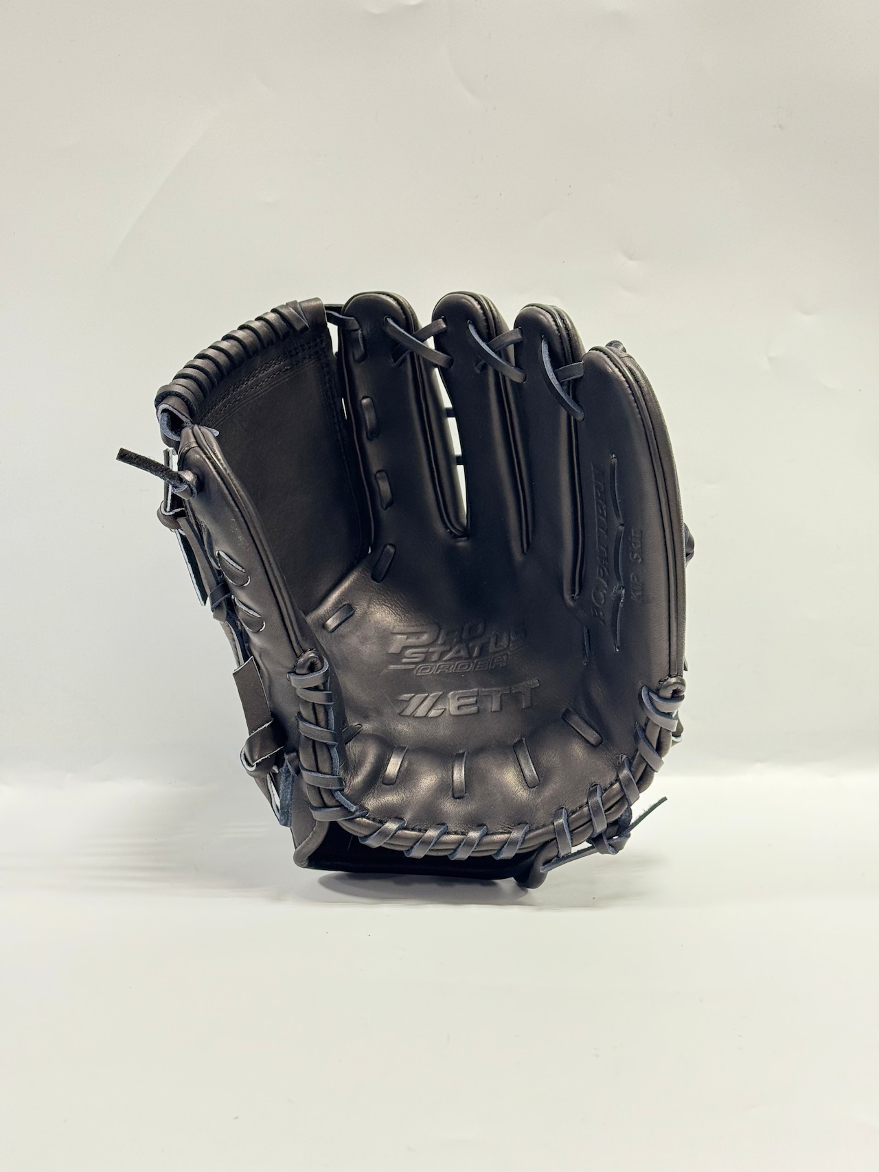 ZETT PROSTATUSーゼットプロステイタス michii supreme order 右投げ用 ゼットミチイオリジナルグラブ 右投げ用 691型 (今井達也選手モデル) ブラック×ブラック 88・画像7