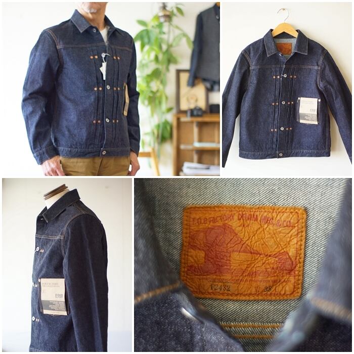 FOB FACTORY エフオービーファクトリー Gジャン デニムジャケット
