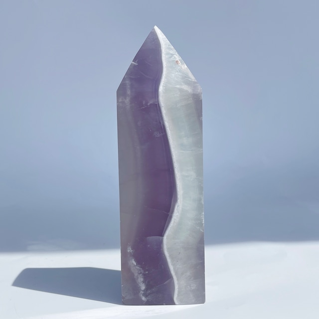 【特大】ラベンダーフローライト タワー01◇Lavender Fluorite◇ 天然石・鉱物・パワーストーン