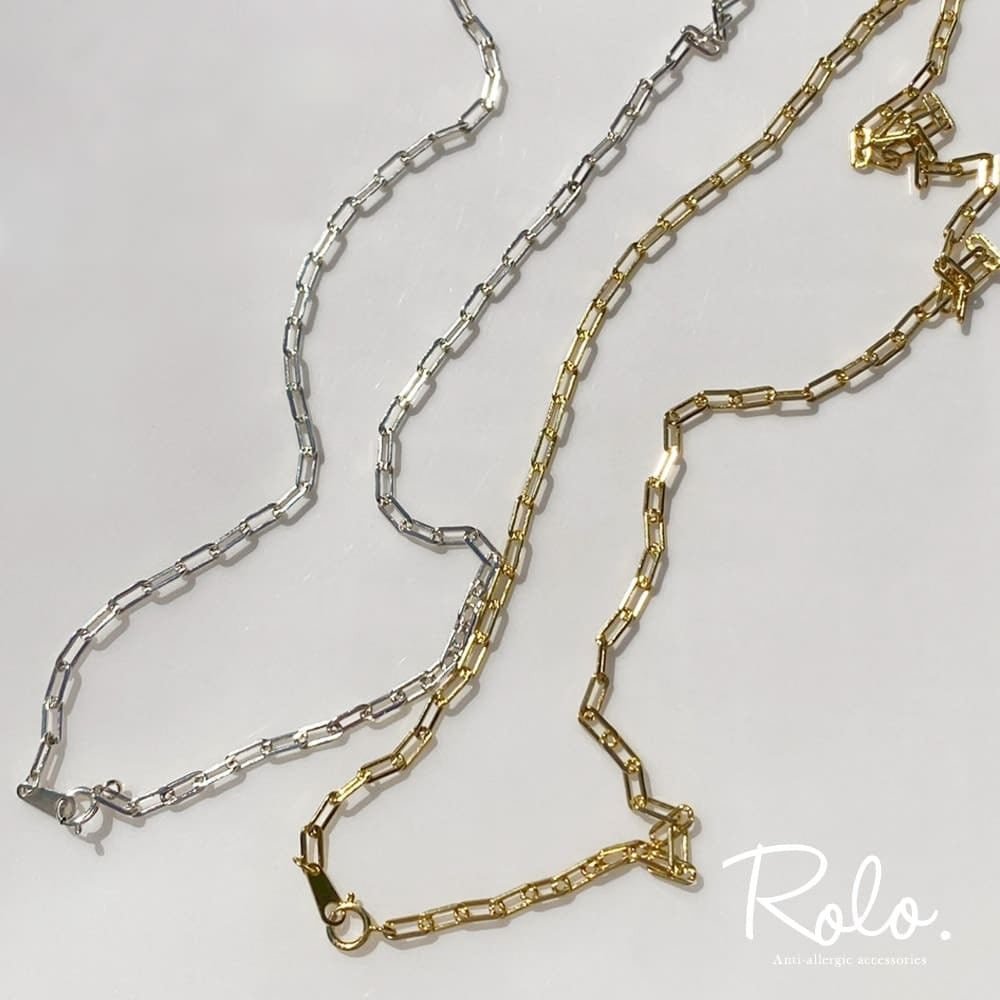 オーバルチェーンネックレス シルバー925 | Roloshop BASE店