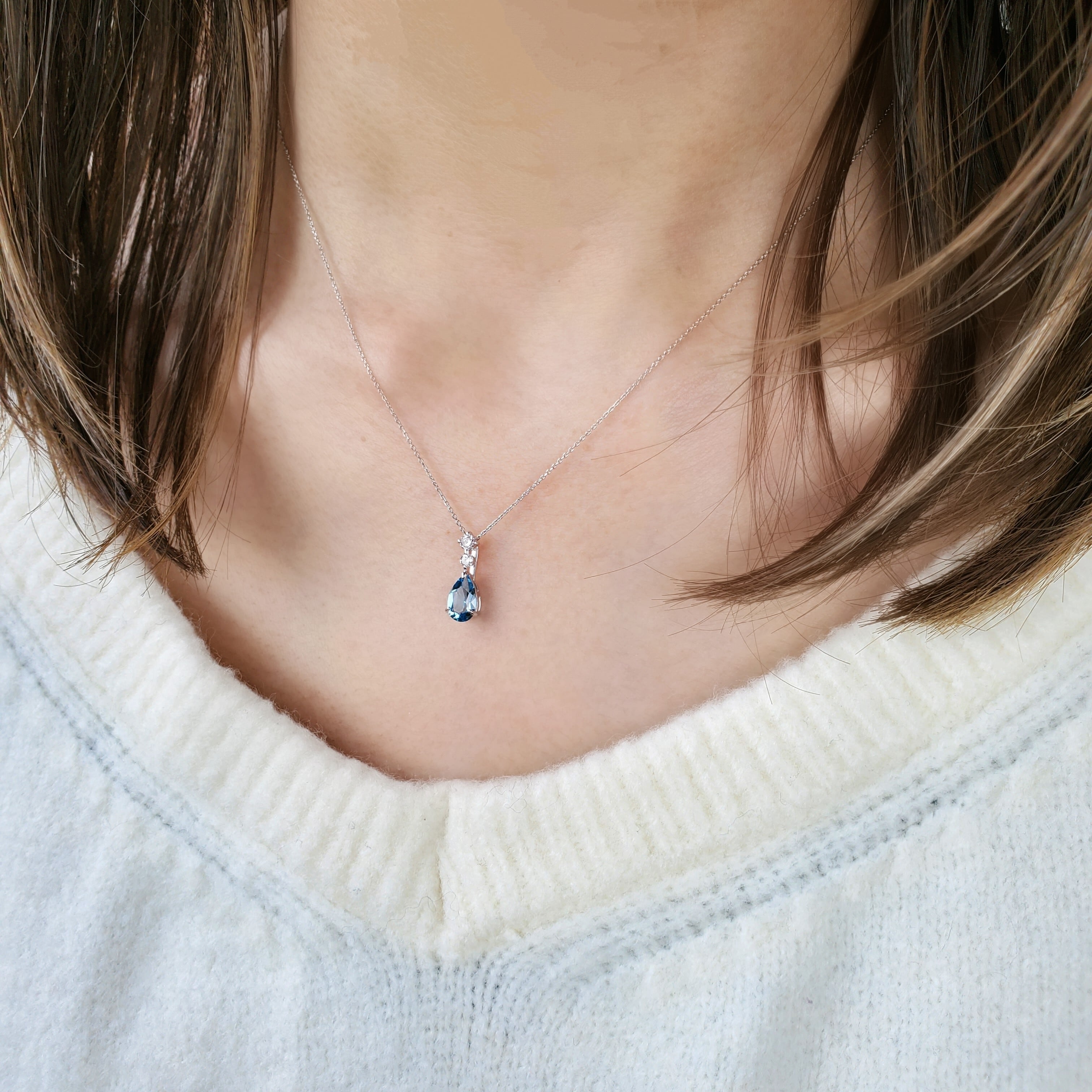 Pt900 ブルートパーズ　ペンダントトップ Pt900 ブルートパーズ ペンダント＜Selection｜12〜1月＞ | ベル