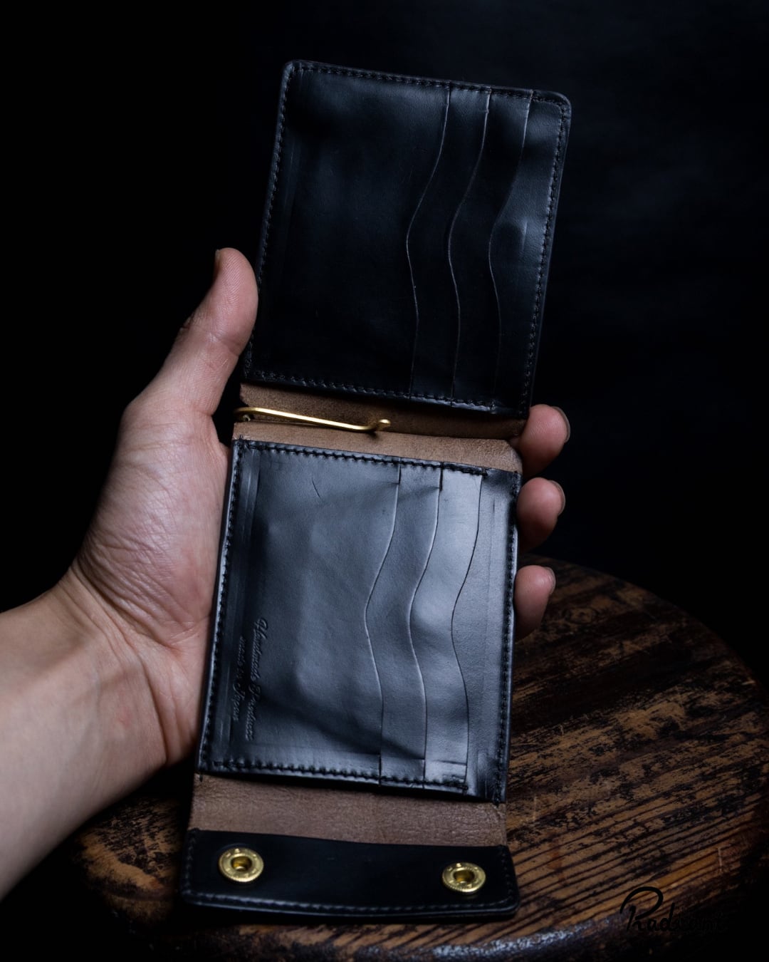 money clip / RW-09 クロムエクセル キャメルワッペン 【数量限定