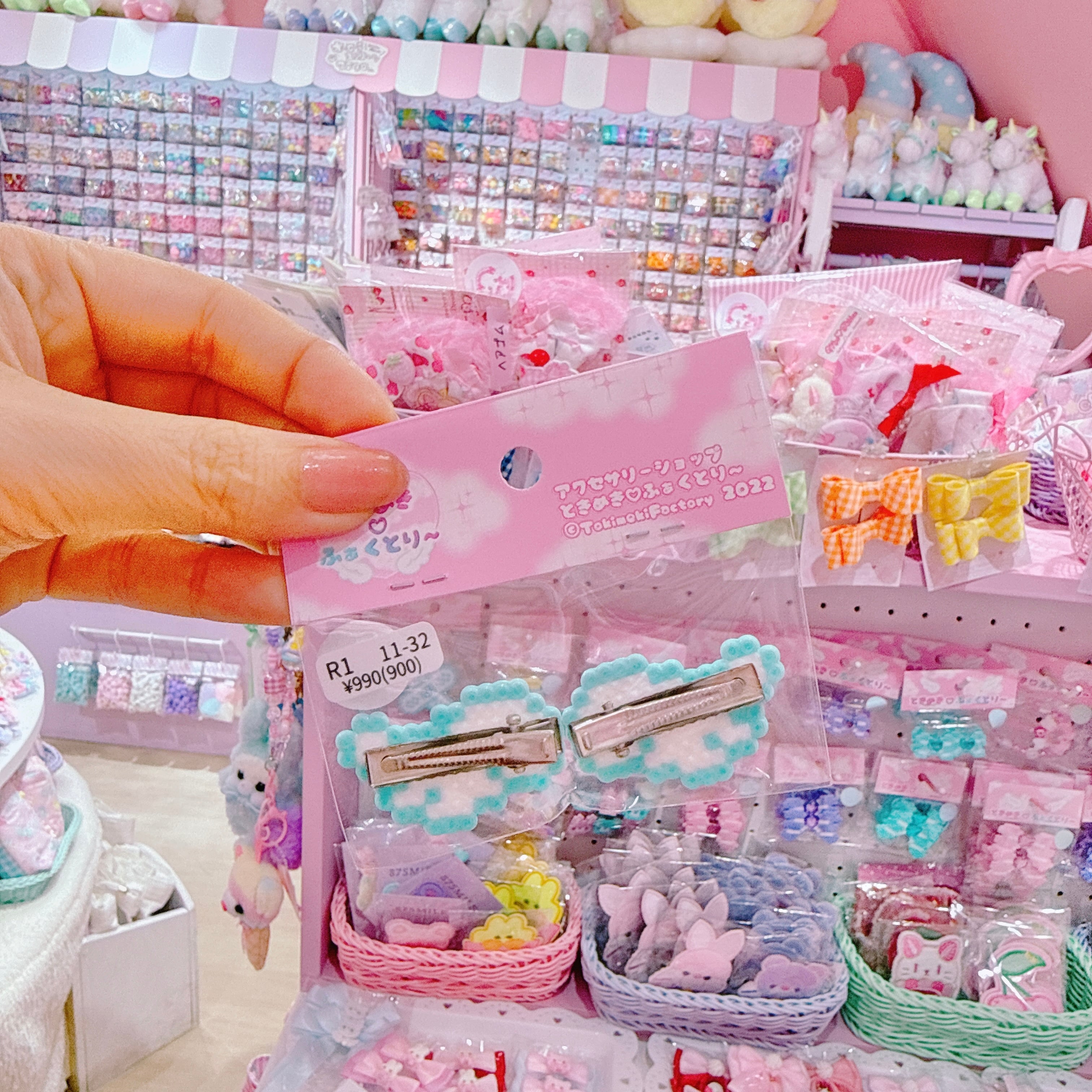 【R1】11-32てんしのはねツインヘアクリップ