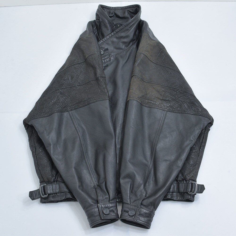 80~90s Bell Maxim 変形シルエット 切替デザイン レザー 80~90s Bell Maxim 変形シルエット 切替デザイン レザー
