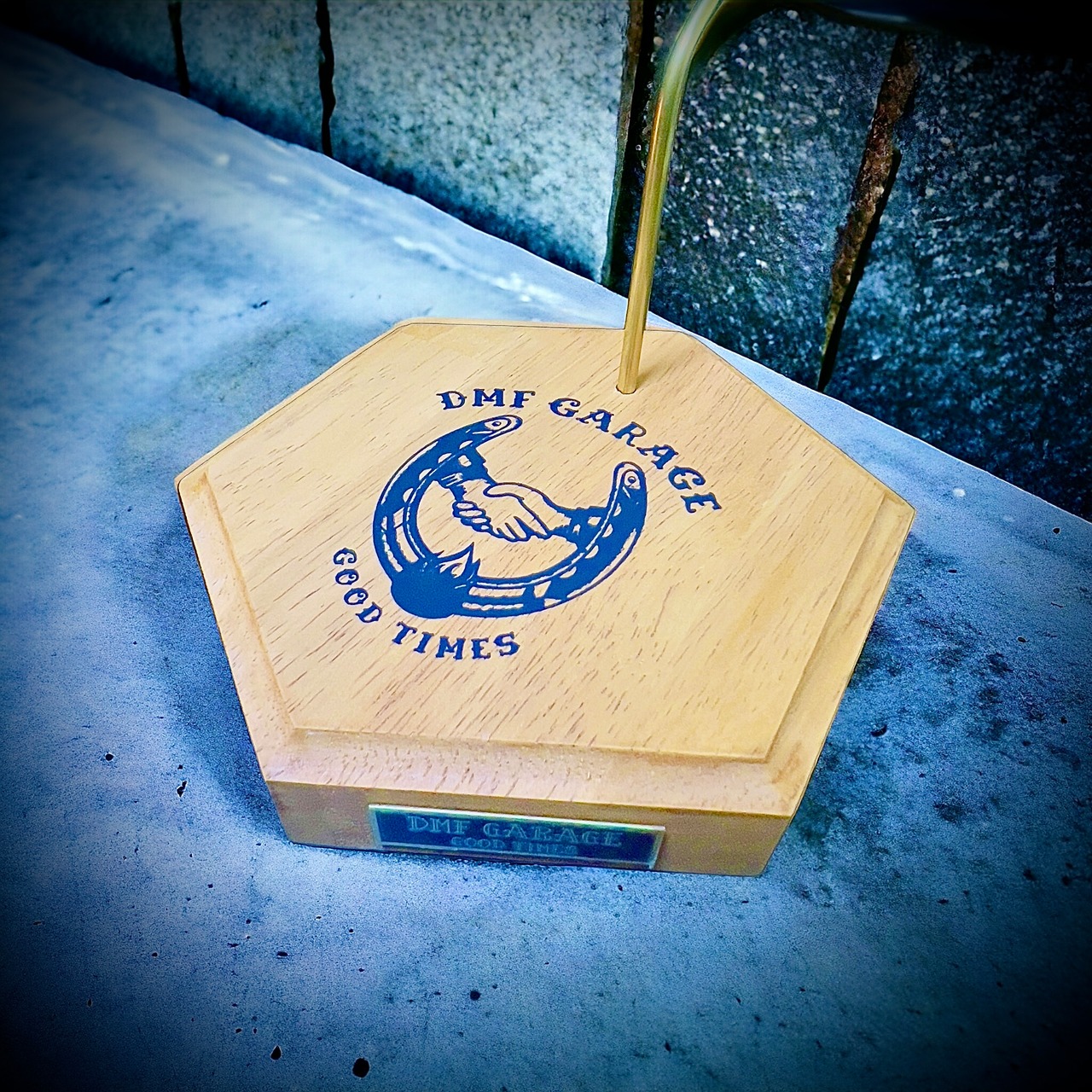 DMF GARAGE シルクスクリーン Hexa(ヘキサ）スタンド／ライトオークカラー