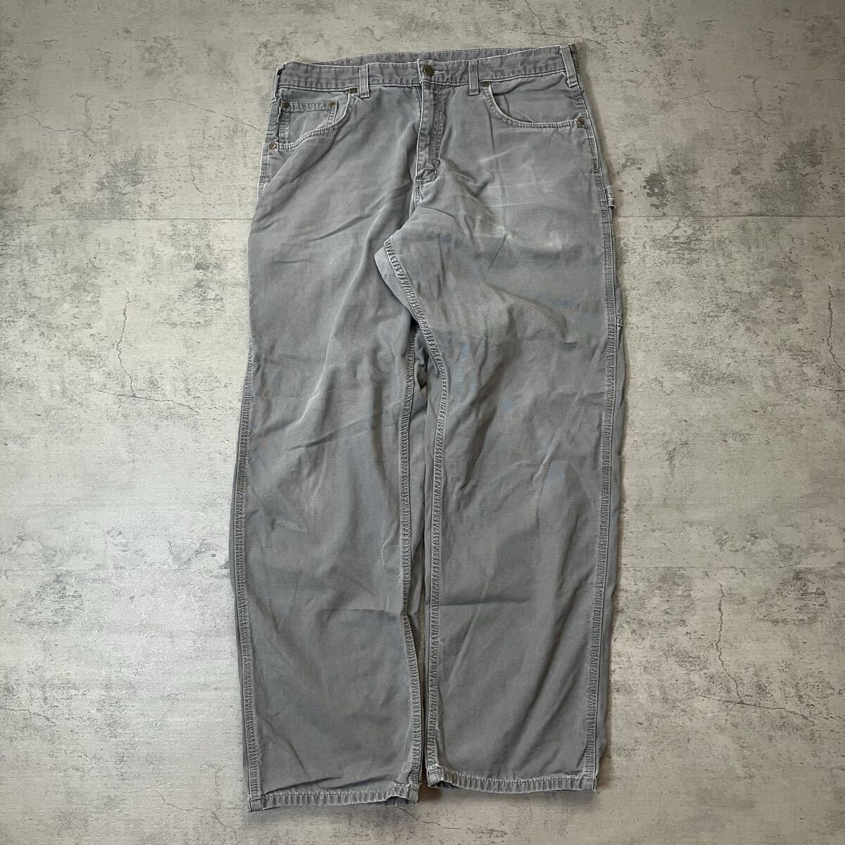 90s Dickies ダック ペインターパンツ ブラック ペンキ 38×32
