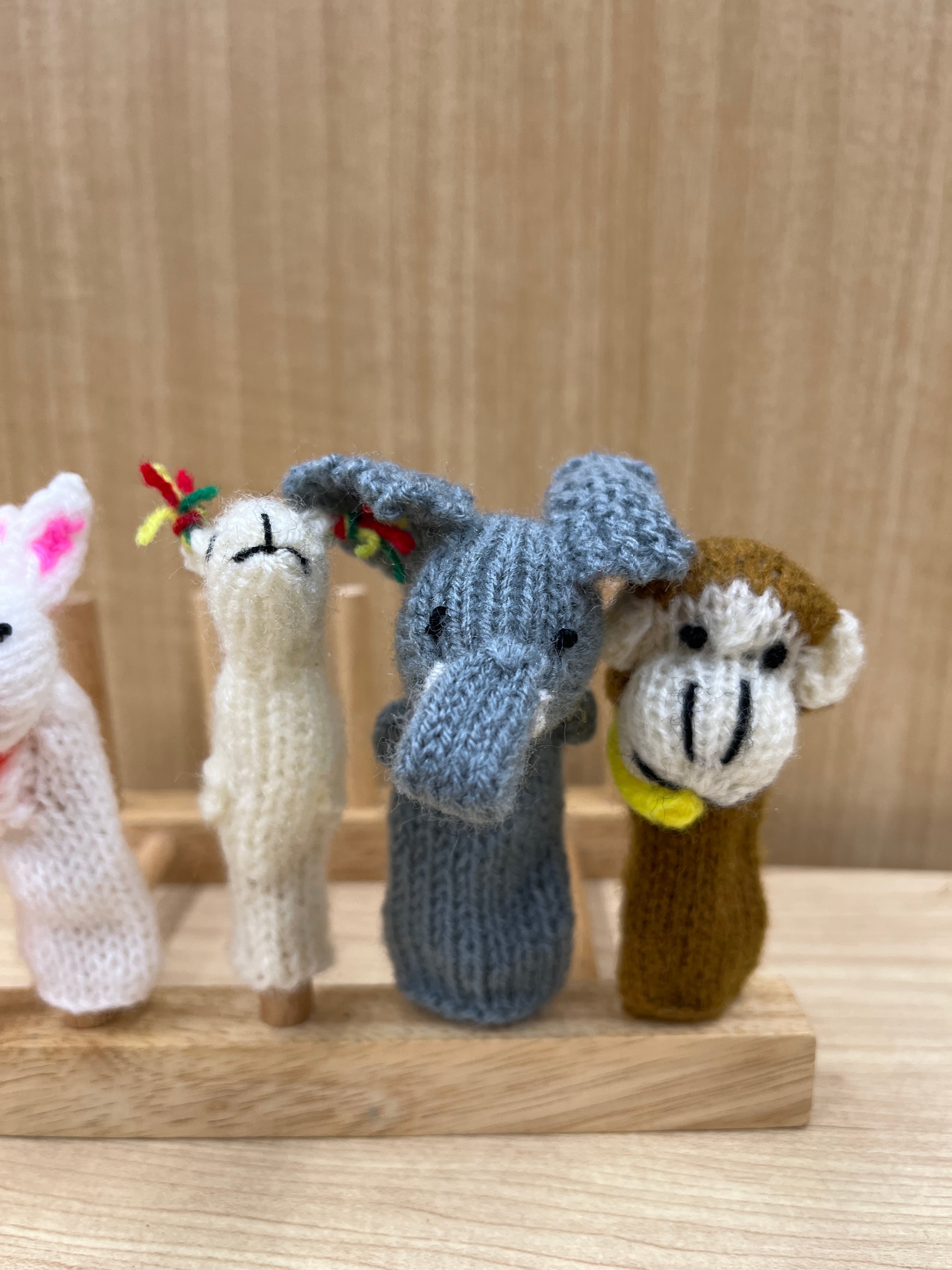 指人形 動物5個入りセット | ALPACA WORLD