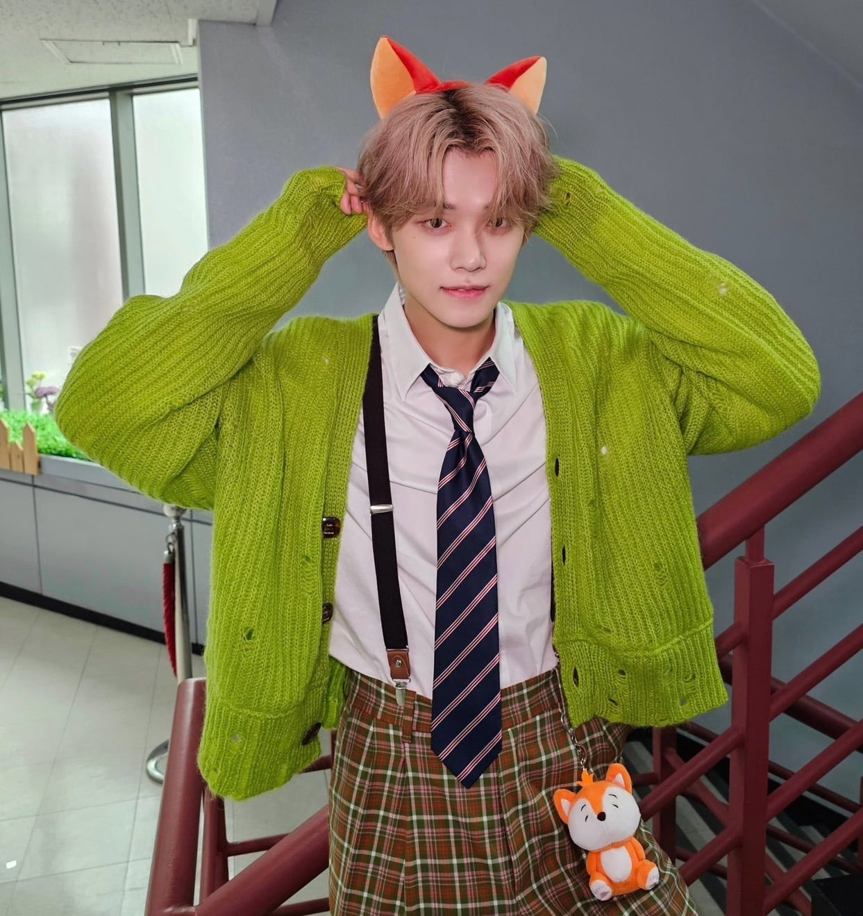 ☆TXT ヨンジュン 着用！！きつねのカチューシャヘアバンド | もごつ