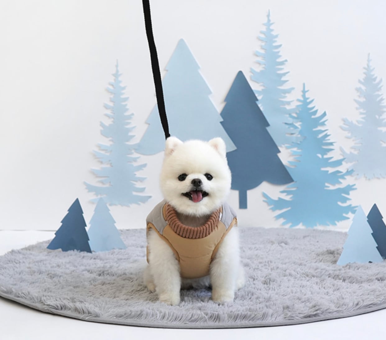 duck harness padding S ~ 2XL 2color  /  犬服 アウター 冬 ハーネス ダウン ベスト 暖かい ドッグウェア フリース 寒さ対策 お出かけ 犬の服 ハーネス一体型 防寒 outer37
