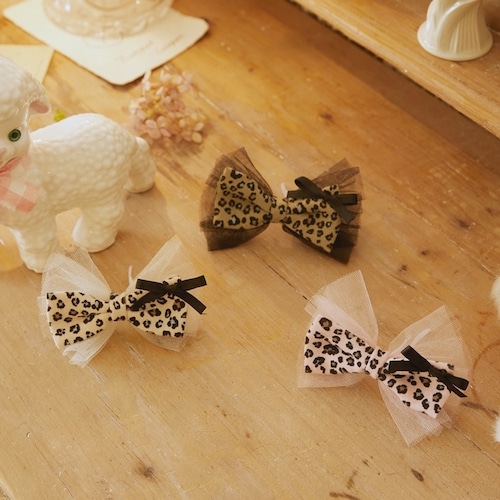 Little Leopard Hair Ribbon 全3色