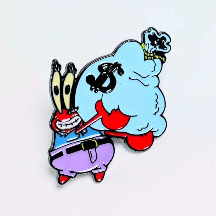 送料無料! ★ピンズ PINS★ピンバッジ 【 SpongeBob SquarePants(スポンジボブ)】 カーニ / カニカーニ〚アメリカン雑貨 アメトイ〛