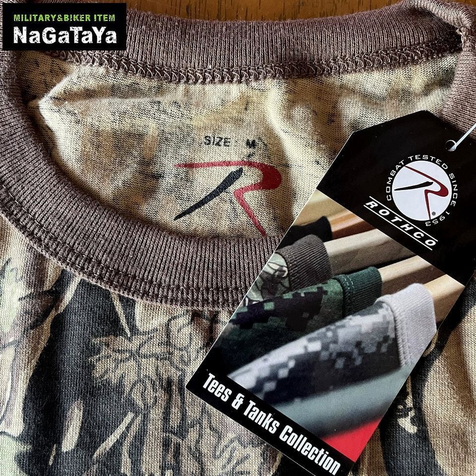 ROTHCO ロスコ社製 迷彩 長袖Tシャツ Long Sleeve Color Camo T-Shirt