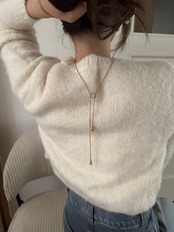 SS ドロップロングネックレス