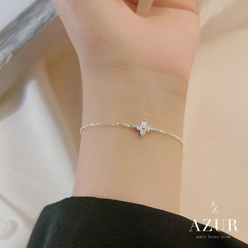 数量限定】ジルコニアクローバーブレスレット | AZUR Tokyo 数量限定】ジルコニアクローバーブレスレット | AZUR Tokyo
