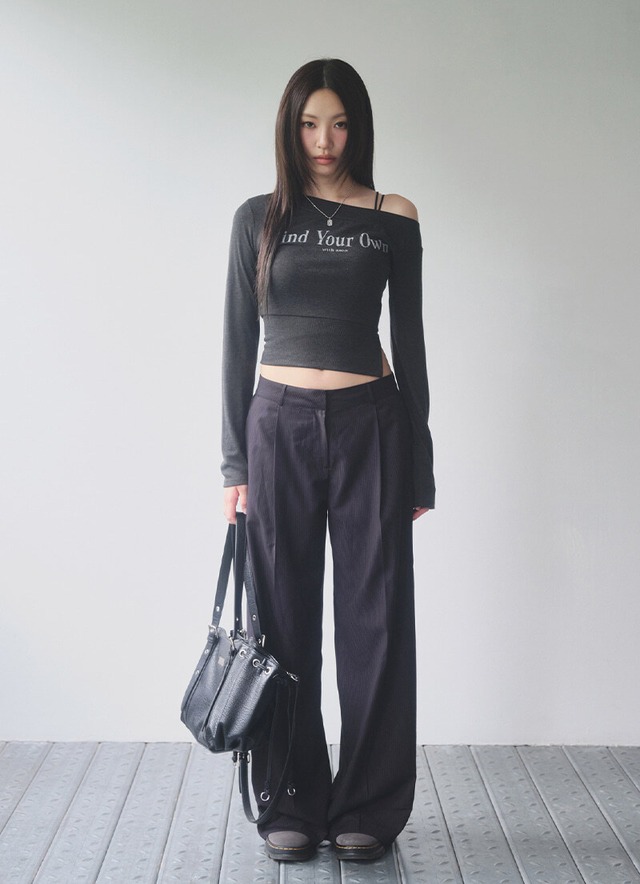 [as”on] SCOTT SLACKS 正規品 韓国ブランド 韓国通販 韓国代行 韓国ファッション as on ason エズオン アズオン