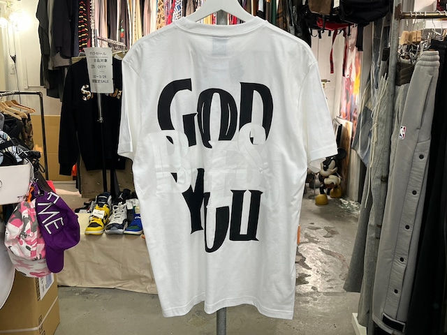 EXAMPLE GOD BLESS YOU 2TONE SS TEE WHITE LARGE 72397