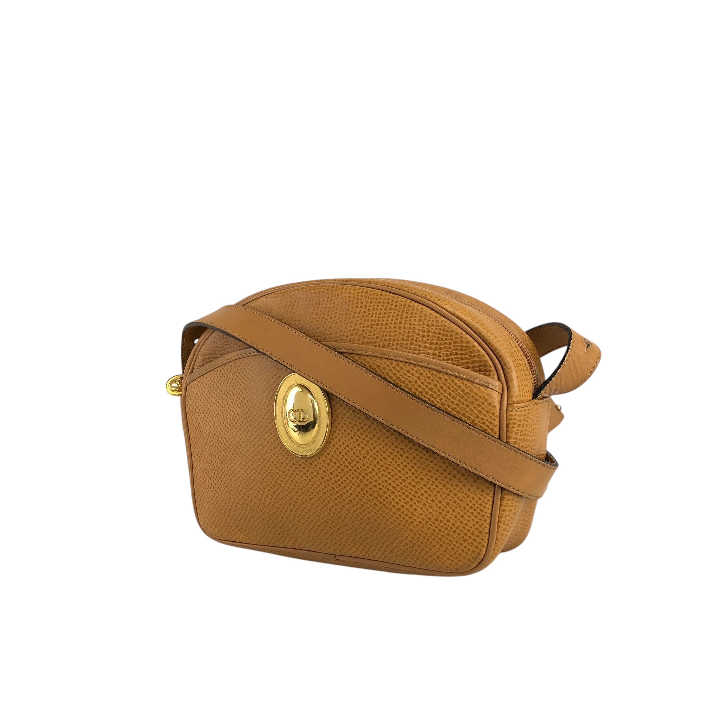 Christian Dior クリスチャン ディオール ショルダーバッグ キャメル