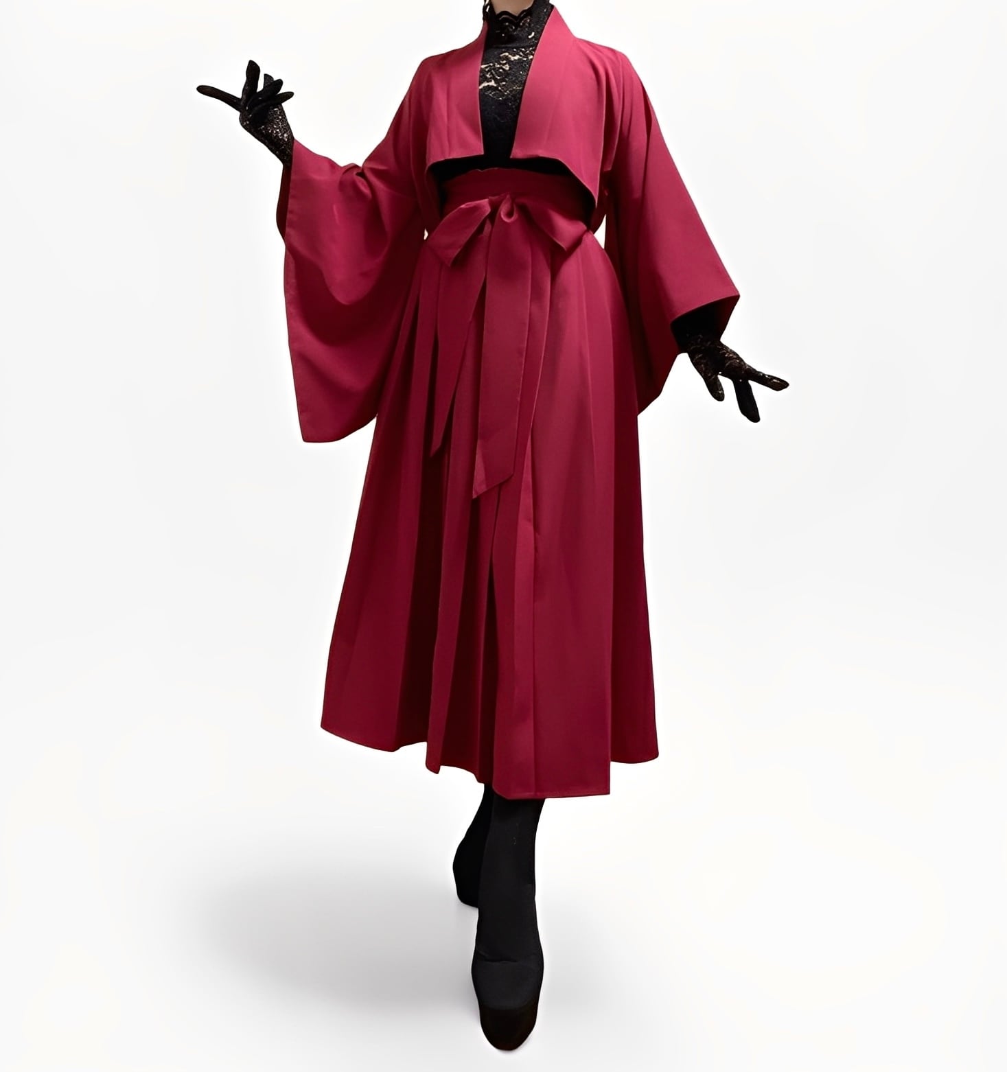 袴スカート ワインレッド | MISAMARU