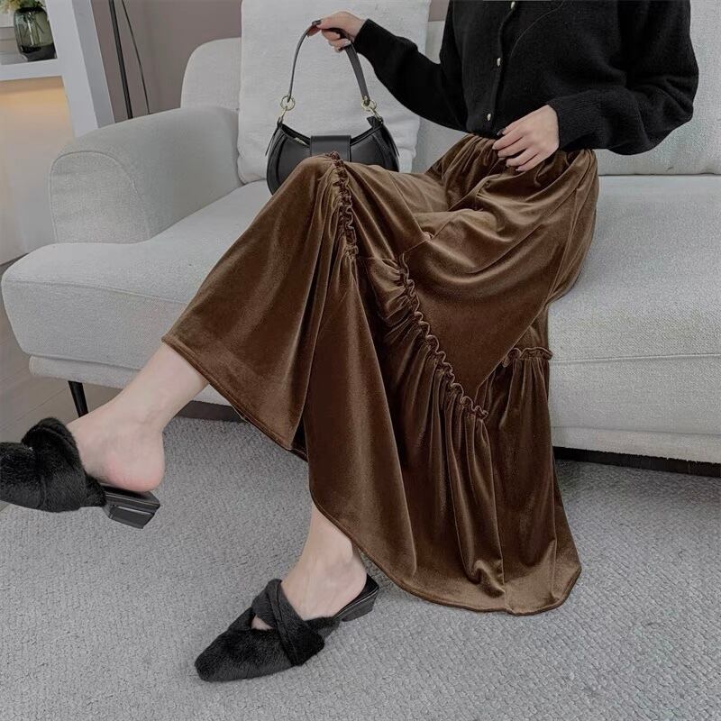 ベロアスカート 00140