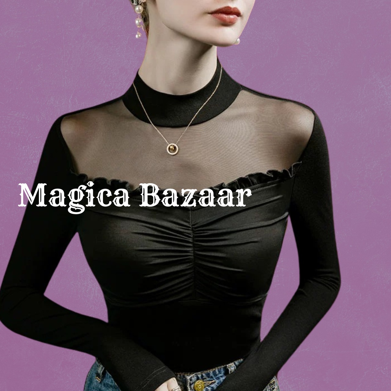 ダーク・アファーメーション　シースルートップス　M23871