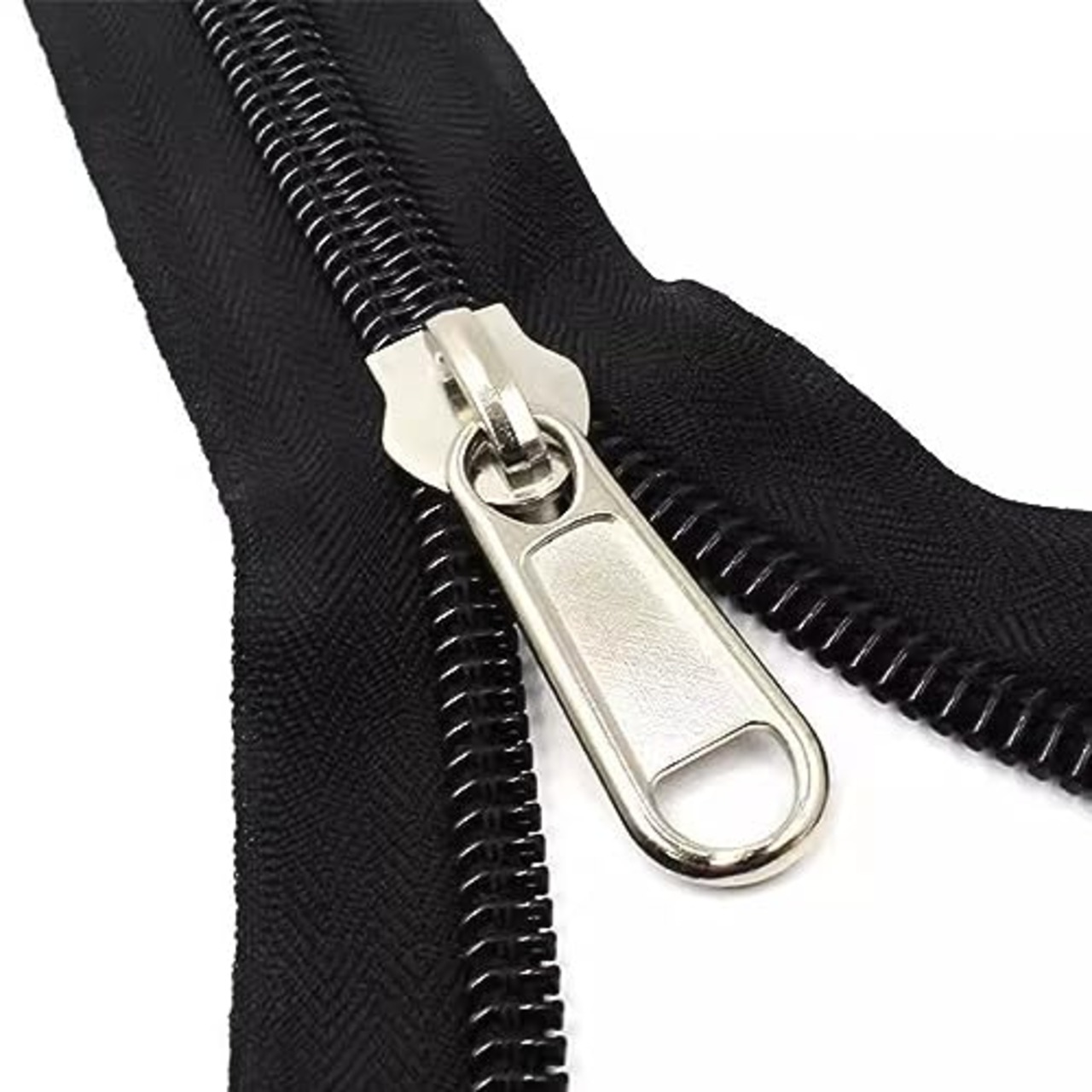 SHAARI ファスナー 引き手 8個セット 引っ張りスライダー 修理 取換 4サイズ 耐久性のあるジッパーヘッド 取り外し可能で再利用可能なジッパー交換スライダー 金属製