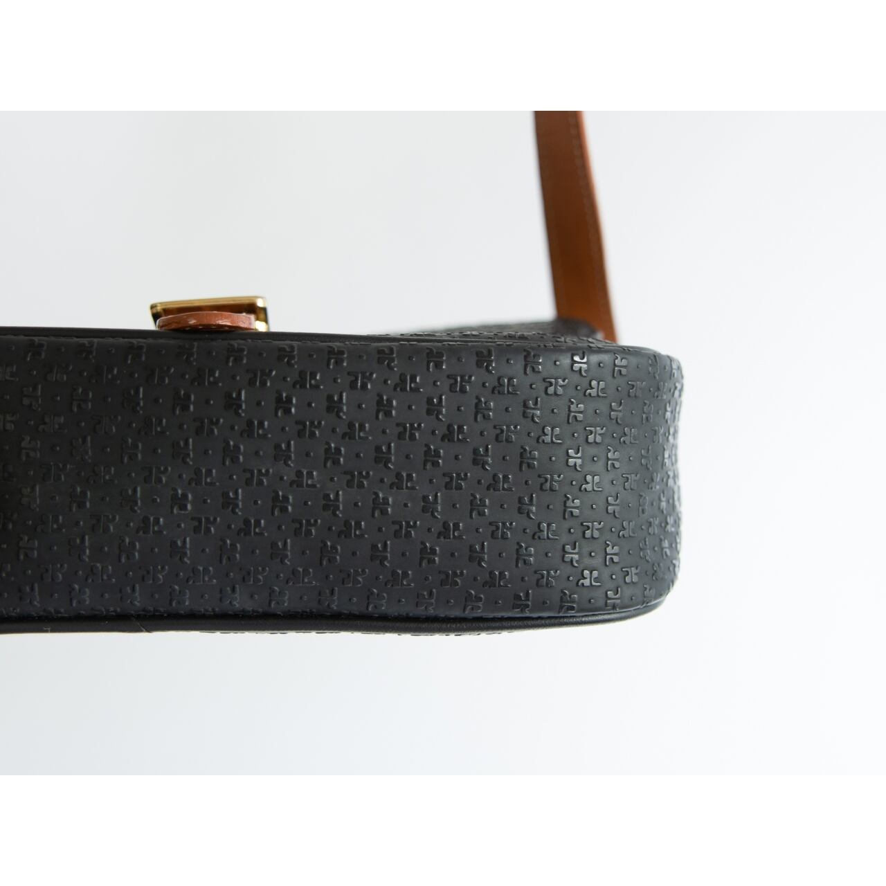 【courreges paris】Made in France PVC×Leather Crossbody Bag(クレージュ フランス製 PVC×レザークロスボディバッグ ショルダー)