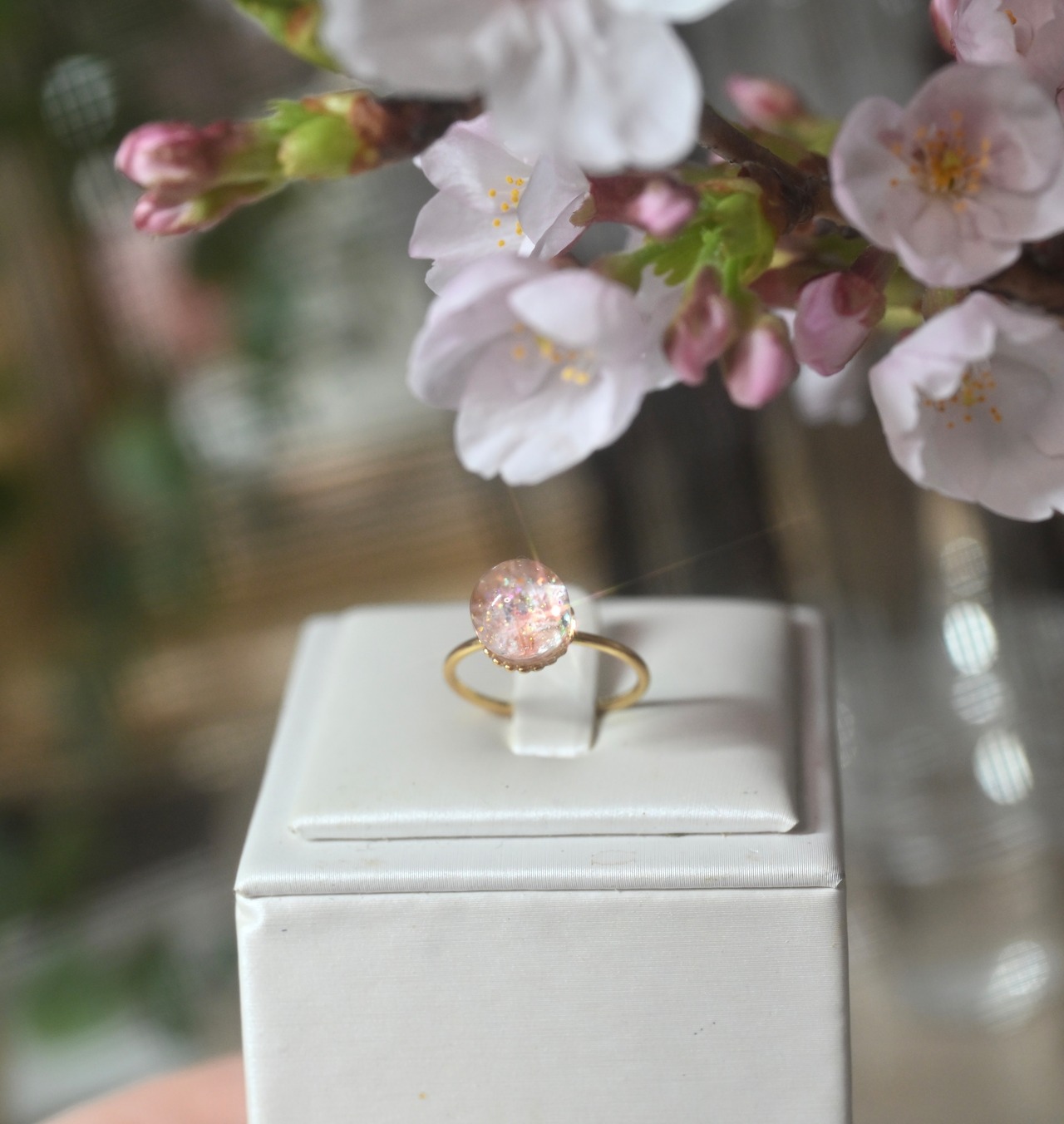 【抽選販売】「桜」Lumière ring free size