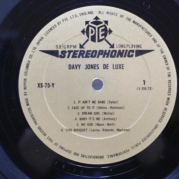 Davy Jones / Davy Jones De Luxe [XS-75-Y] - 画像4