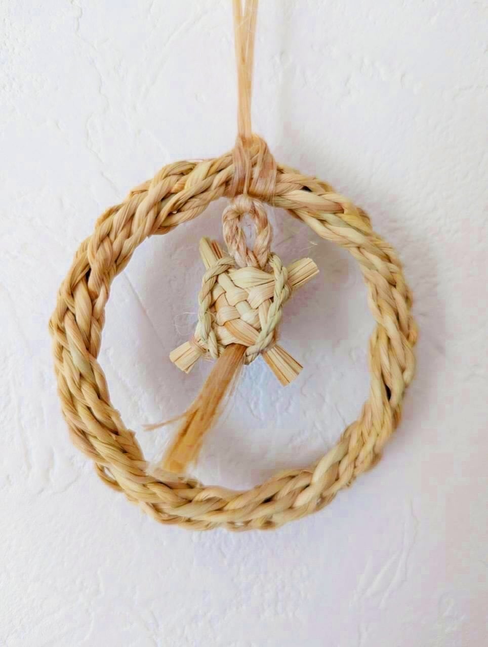 オーナメント 壁掛け 真菰 精麻 浄化 御守り 開運 龍 辰年 | mrruT