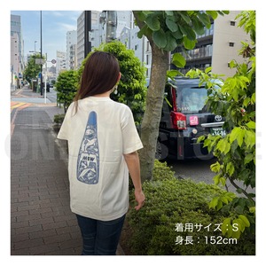【OnlineStore限定】Fin Artist YURIE × GULL コラボTシャツ　″ ミッドナイトブルー ”