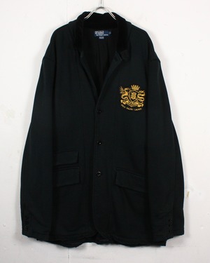 【Caka act2】“Polo by Ralph Lauren” Velvet Collar Sweat Jacket