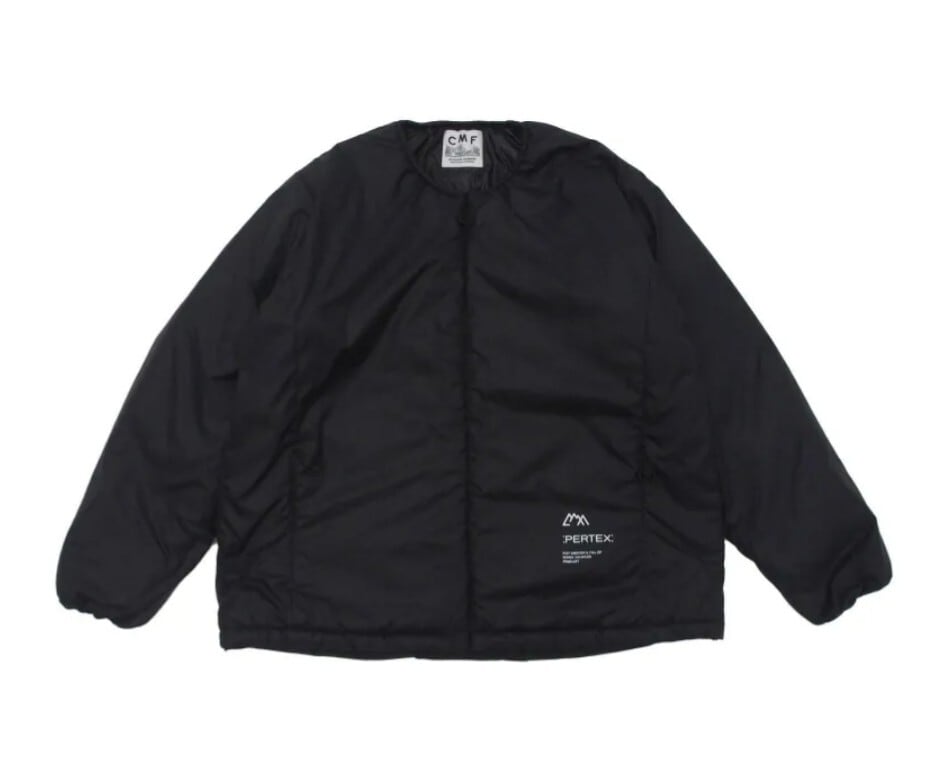 COMFY CMF OUTDOOR GARMENT “PUFF SWEATER UL FULL ZIP” BLACK | BOW