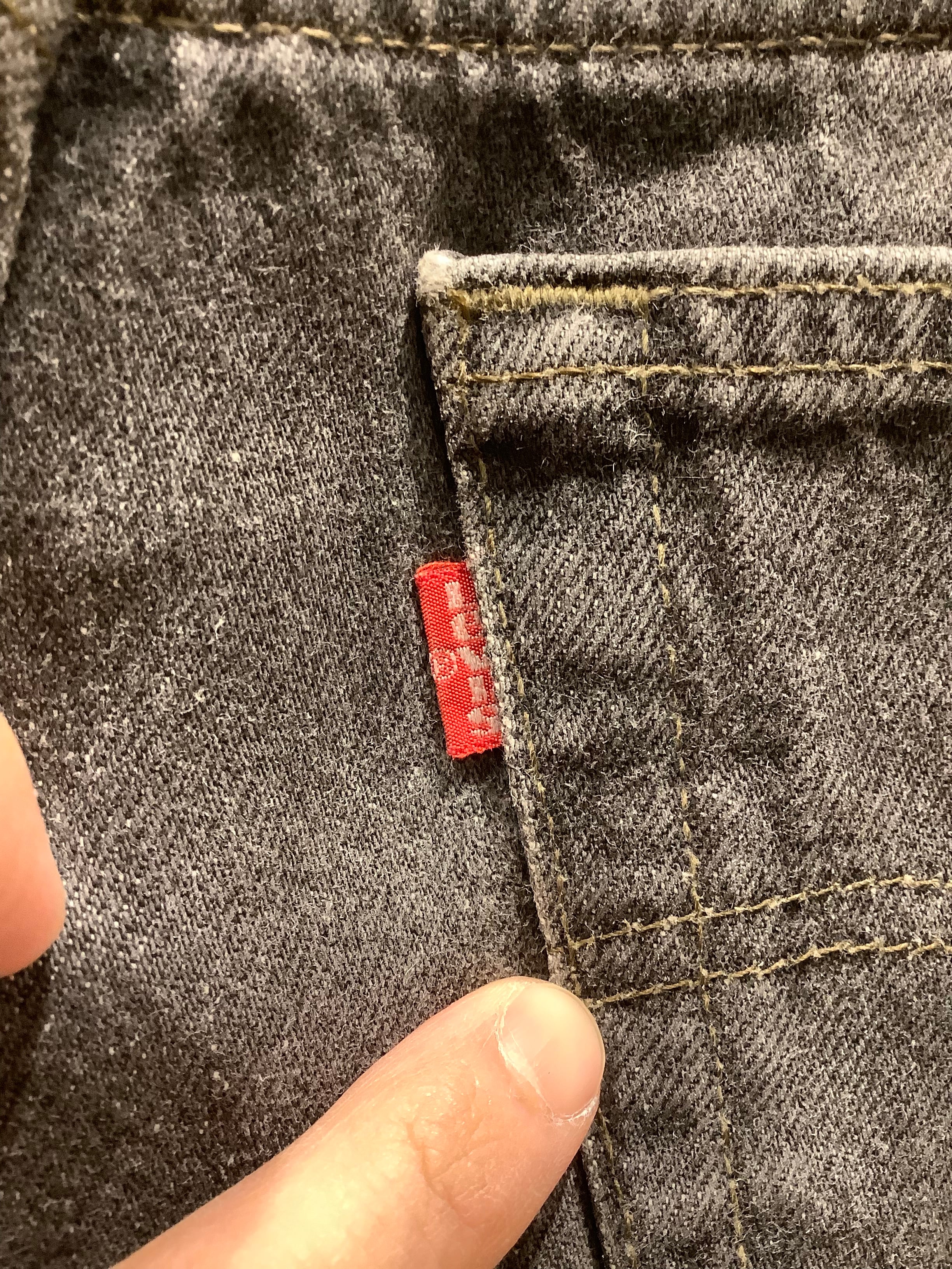 ユニセックス】90年代 Levi's501 ブラックデニム USA製 レア個体