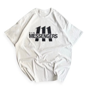 DYM MESSENGERS Official Logo T-shirt(WHITE)