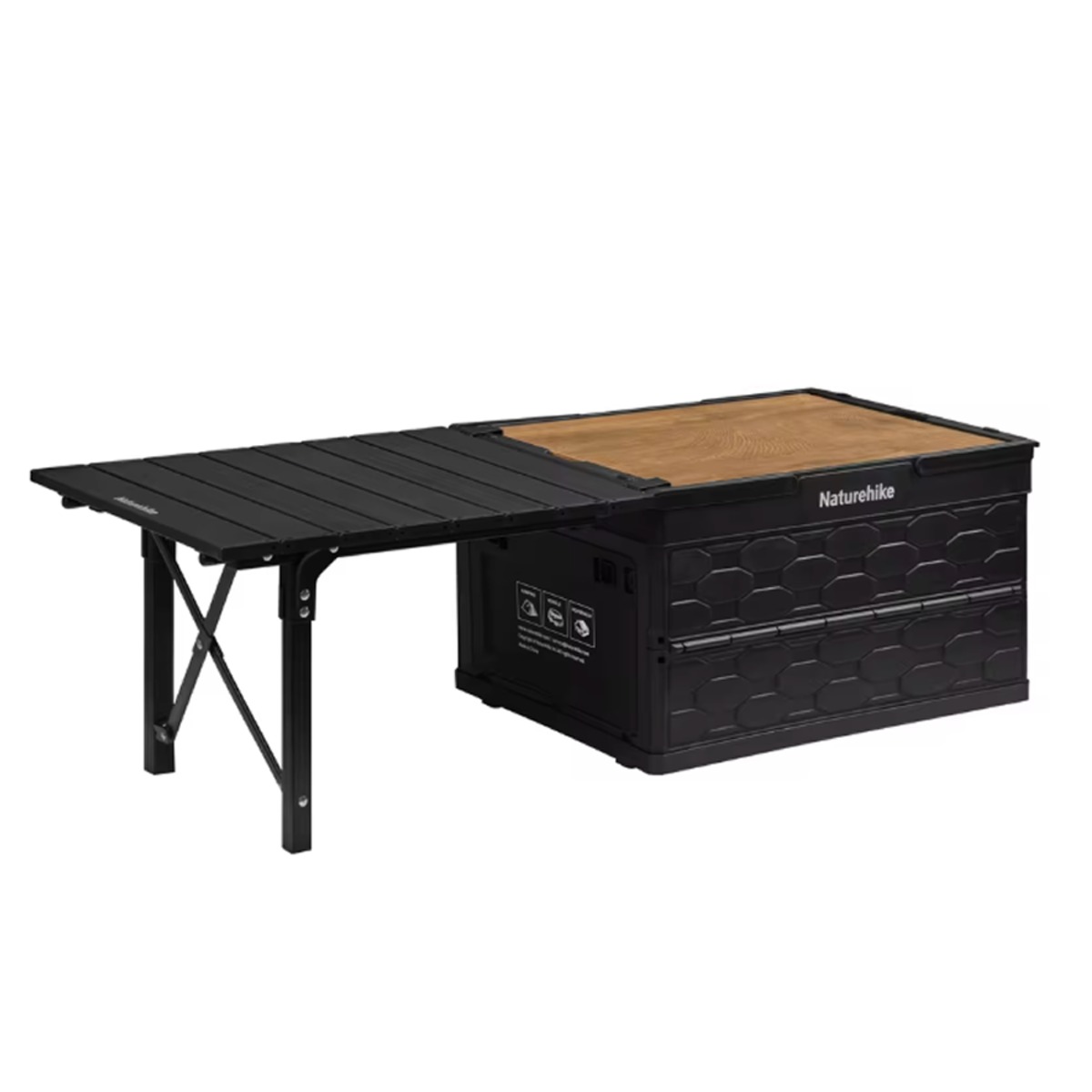 テーブル付き ポータブル折りたたみ式収納ボックス N0267 | FOREST FIELD