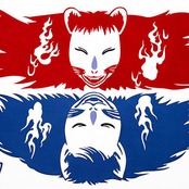 吉原狐てぬぐい　[D74]