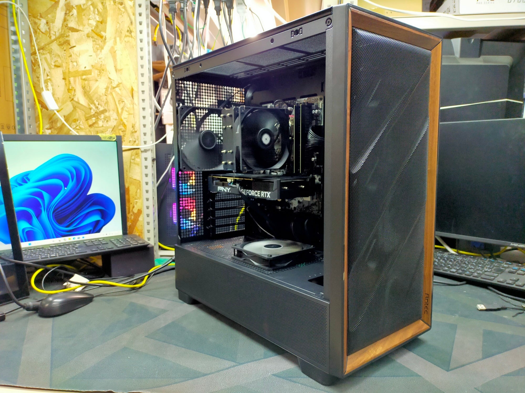 アウトレット】ゲーミングPC 未使用品 RTX4060Ti Ryzen7 5700X メモリ