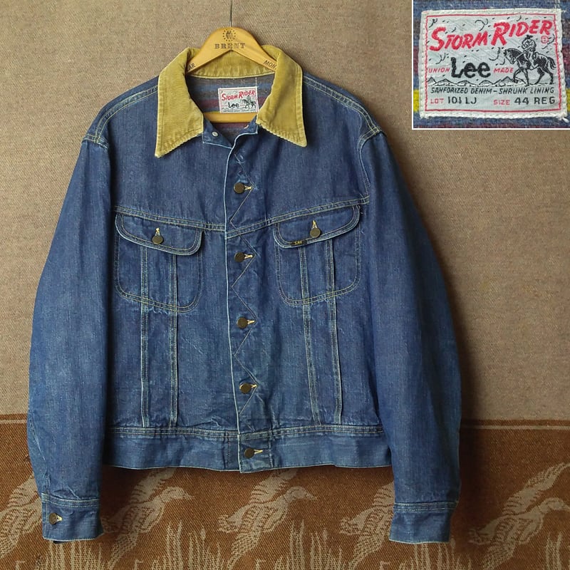 50s Lee STORM RIDER 101LJ Denim Jacket（44）Trademark Label | Wonder Wear  ヴィンテージ古着ネットショップ powered by BASE