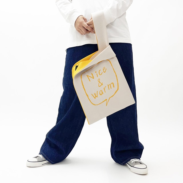 【Killdisco】キルディスコ  KNIT MARCHE BAG ドッグ ~Nice & warm~ ニットマルシェバッグ