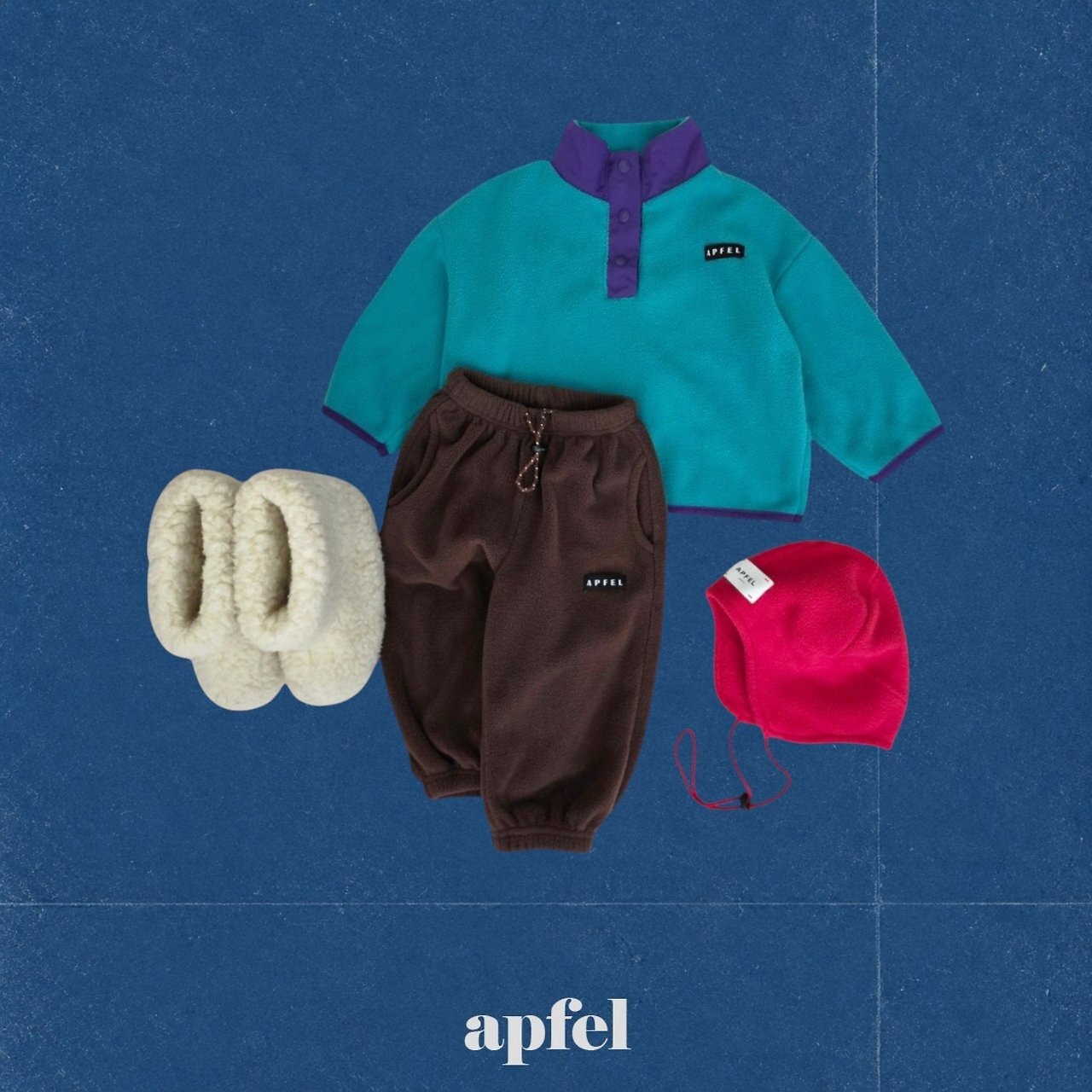 Apfel［取寄］pogun snap fleece mtm 26winter