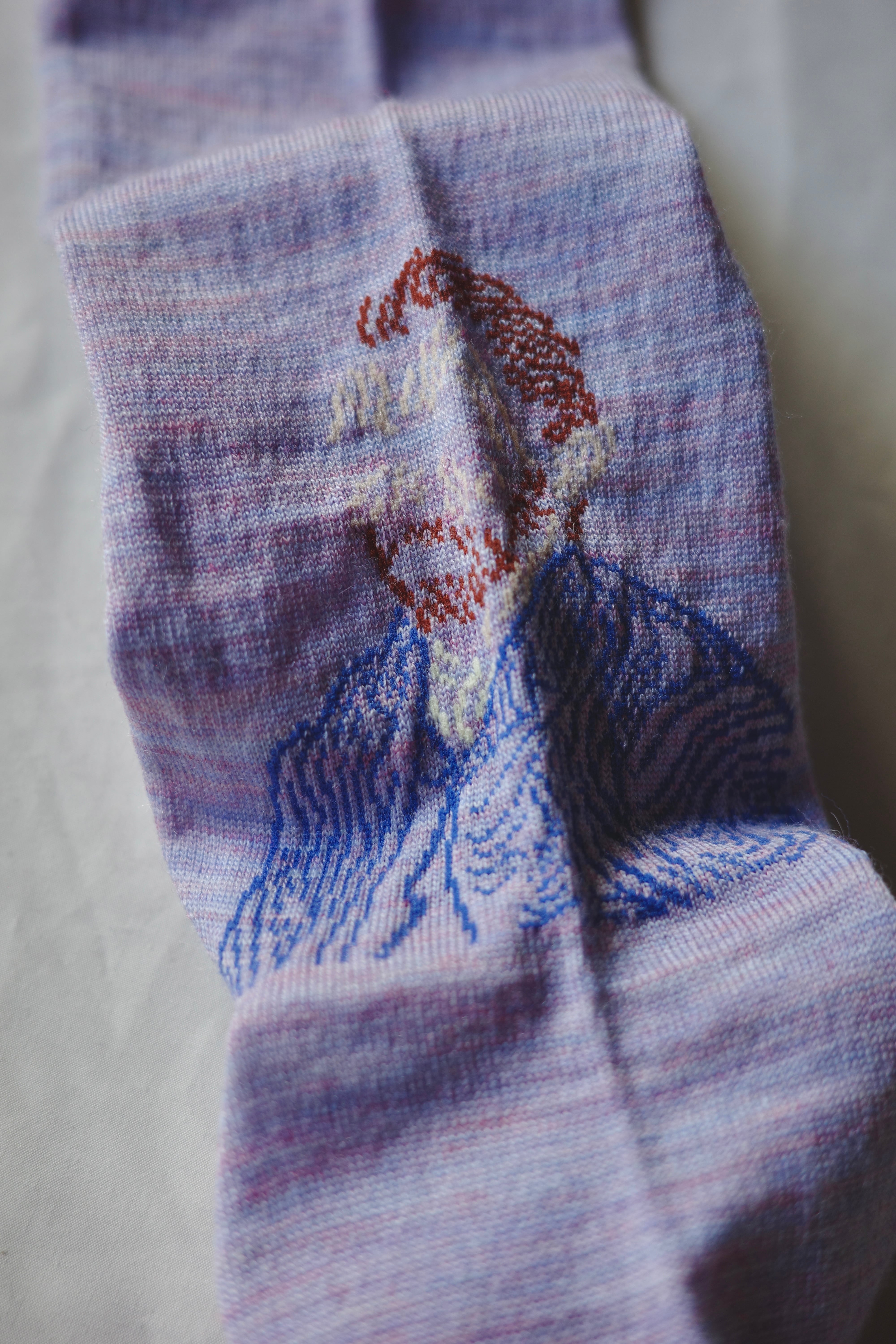 Kota Gushiken 【A Touch of Van Gogh Socks -Purple-】 | lloomm