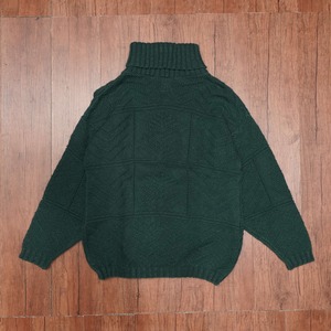 eddie bauer 黒タグ　エディバウアー　usa製　ハイネック　セーター　レディースS(つくり大きめ)