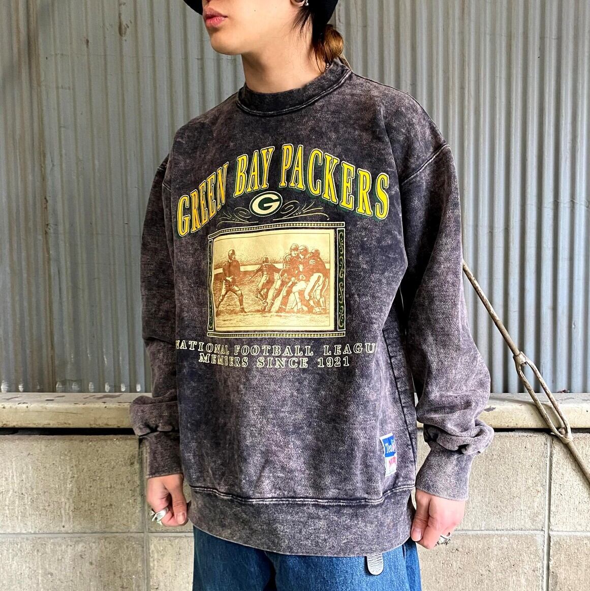 Green bay packers/90s print sweat