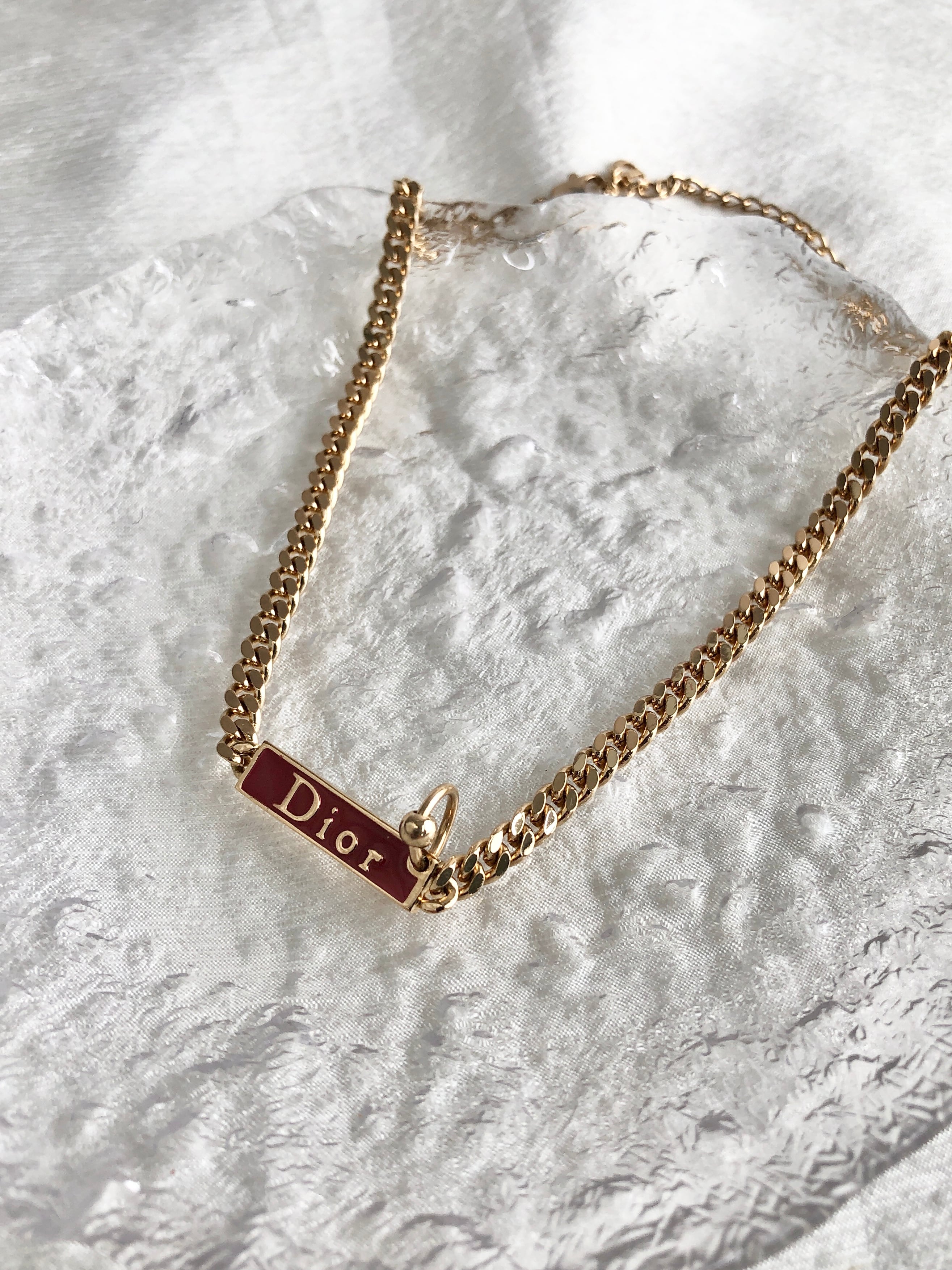 Diorネックレス Christian Dior クリスチャン ディオール ネックレス ゴールド Dior