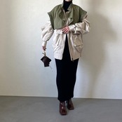 MA-1 short vest/khaki