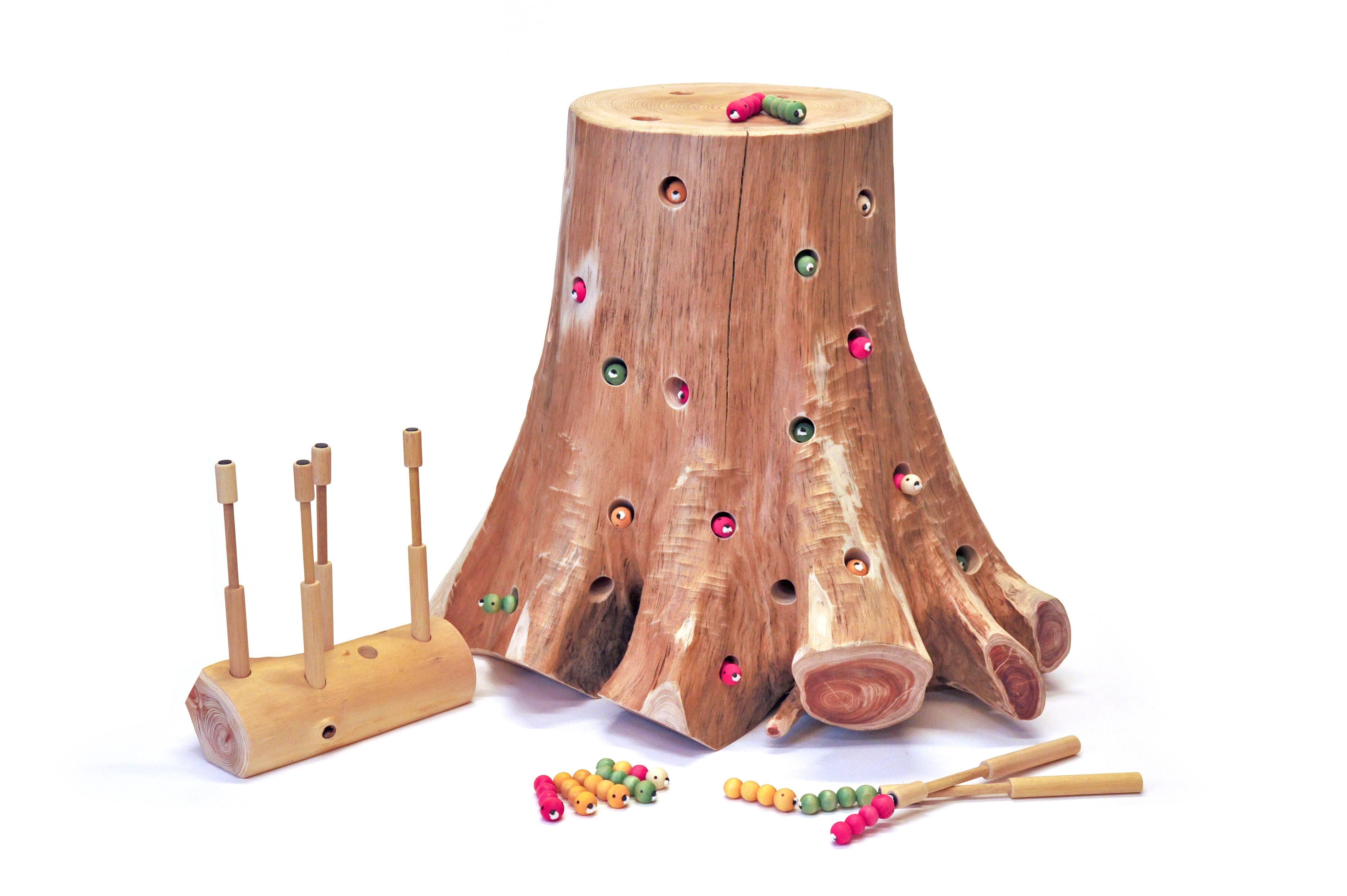 きのっぴ 受注生産】ひっつきむしと東京の森 切り株 | 東京チェンソーズ